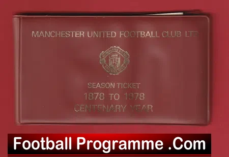Manchester United Man Utd Season Ticket Book LMTB 1984 1985