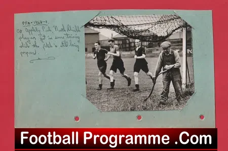 North Shields Football Culb Old Photograph Training Whilst Sythe Grass 1948