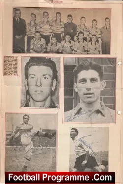Norwich City Football Club Multi Signed Autographed Picture 1950s