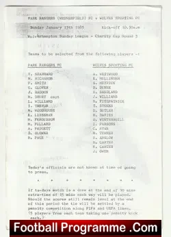 Old Salesians v Peacehaven 1982 - 1980's Football Programme - football programme
