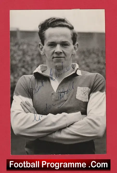 Plymouth Argyle Gordon Astall Autograph Signed Press Photograph 1940s