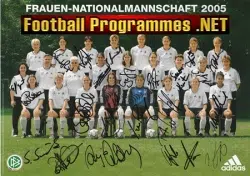 Germany Womens Football Team Multi Signed Autographed Picture 2005
