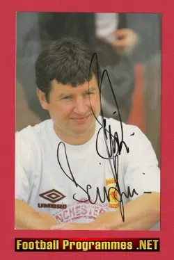 Manchester United Denis Irwin Autograph Signed Picture Man Utd
