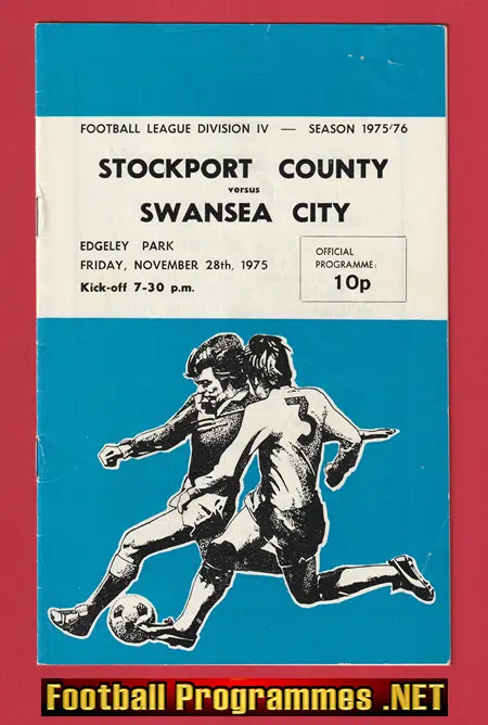 Stockport County v Swansea City 1975 – George Best League Debut