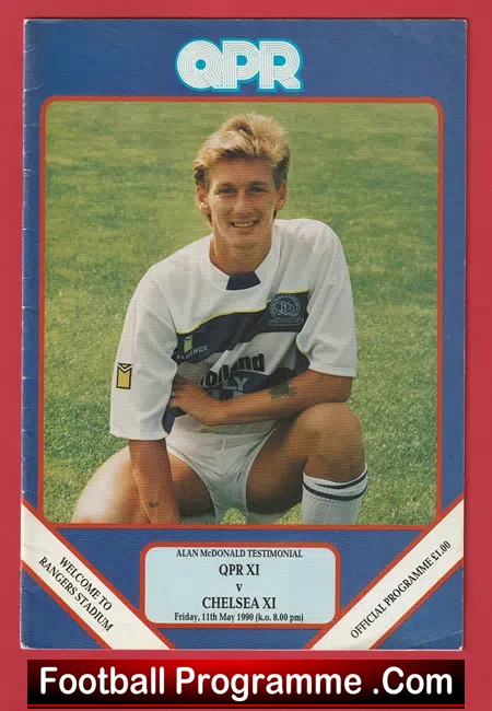 Alan McDonald Testimonial Football Benefit Game QPR 1990