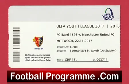 Basel v Manchester United 2017 – Football Ticket Switzerland Youth
