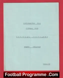 Littlehampton Town v Bexhill Town Athletic 1961 - Sussex League - football programme