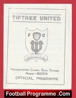 Tiptree United v Cray 1976 – FA Vase
