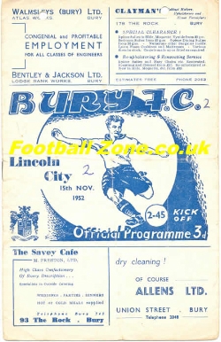 Bury v Lincoln 1952 – to clear