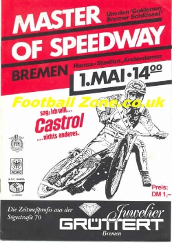 Germany Speedway Programme - Master Of Speedway