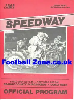International Speedway Programme 1984
