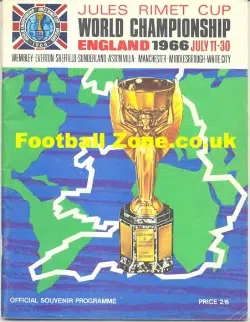 England World Cup 1966 Souvenir Brochure – 1