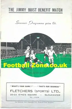 Jimmy Buist Testimonial Gloucester City 1953 + Stanley Matthews