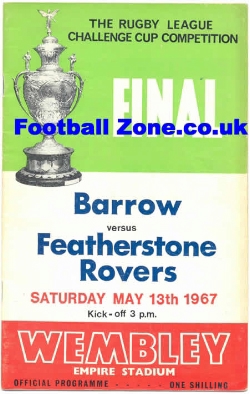 Barrow Rugby v Featherstone Rovers 1967 – League Cup Final