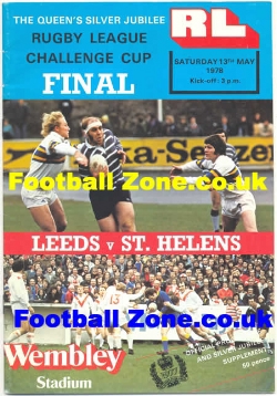 Leeds Rugby v St Helens 1978 – Rugby League Cup Final