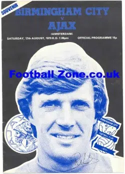 Birmingham City v Ajax 1978 - Amsterdam