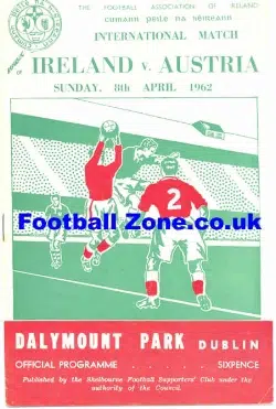 Ireland v Austria 1962