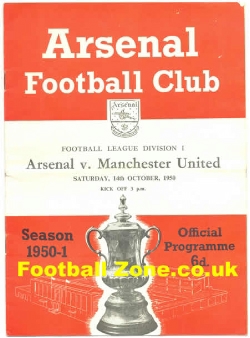 Arsenal v Manchester United 1950 – FA Cup