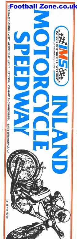 Inland Motorcycle Speedway Sticker America