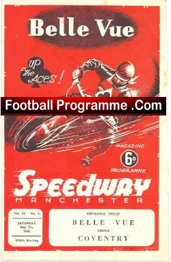 Belle Vue Speedway v Coventry 1960