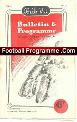 Belle Vue Speedway v Wimbledon 1950