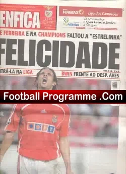 Benfica v Manchester United 2006 – News Paper Issue