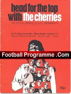 Bournemouth v Manchester United 1972 – Public Practice Match