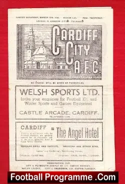 Cardiff City v Fulham 1948