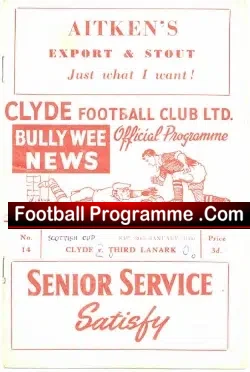 Clyde v Third Lanark 1960