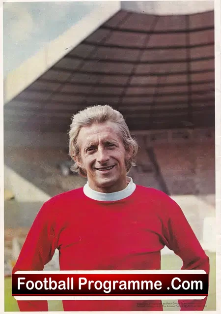 Denis Law Testimonial Benefit Match Manchester United 1973