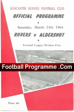 Doncaster Rovers v Aldershot 1964