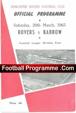Doncaster Rovers v Barrow 1957