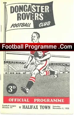 Doncaster Rovers v Halifax Town 1957