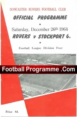 Doncaster Rovers v Stockport County 1964