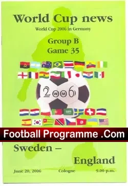England v Sweden 2006