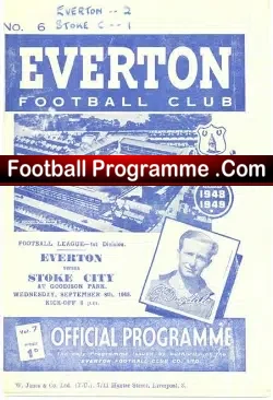 Everton v Stoke City 1948