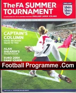 FA Summer Tournament at Manchester City + England 2004