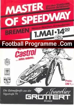 Germany Speedway Programme – Master Of Speedway
