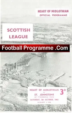 Heart Of Midlothian v St Johnstone 1963
