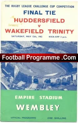 Huddersfield Rugby v Wakefield Trinity 1962 – Cup Final