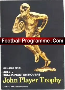 Hull Rugby v Hull Kingston Rovers 1982 – Rugby Trophy Cup Final