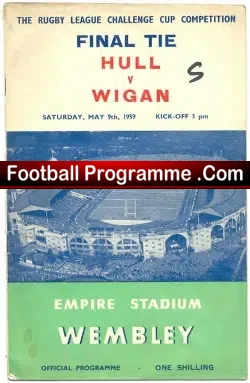Hull Rugby v Wigan 1959 – Rugby Challenge Cup Final