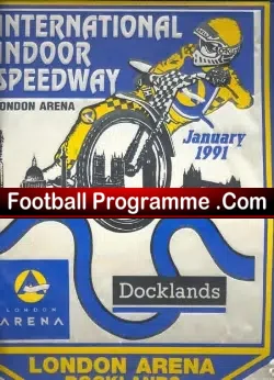 Indoor International Speedway Pennant 1991 London Arena