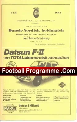 International Speedway Programme 1978