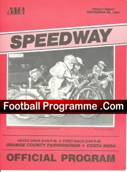 International Speedway Programme 1984