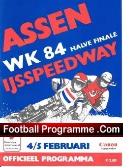 International Speedway Programme 1984