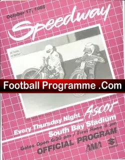 International Speedway Programme 1985