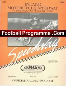 International Speedway Programme 1985