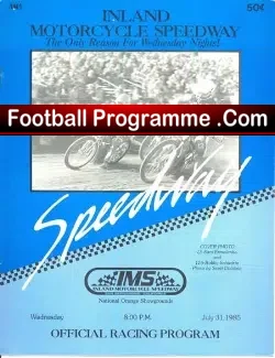 International Speedway Programme 1985