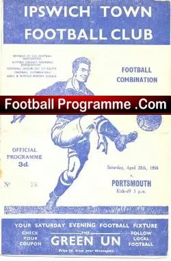 Ipswich Town v Portsmouth 1956